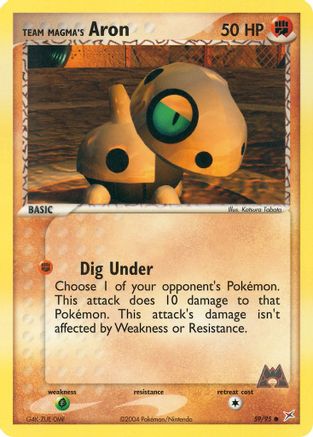 Team Magma's Aron - 59/95 (Reverse Holofoil)
