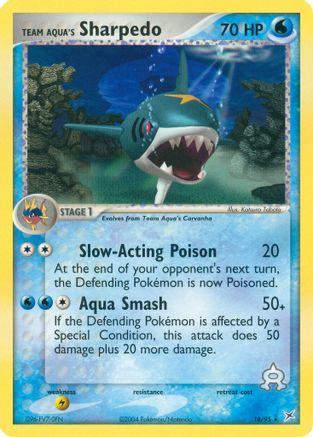Team Aqua's Sharpedo - 18/95 (Reverse Holofoil)