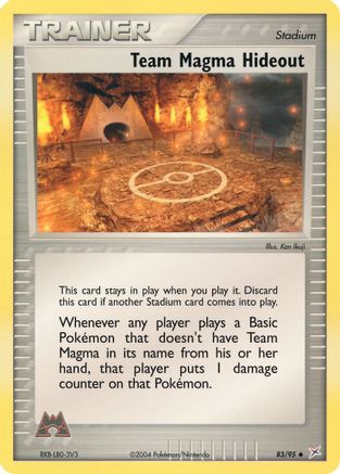 Team Magma Hideout (Reverse Holofoil)
