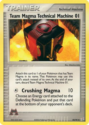 Team Magma Technical Machine 01 (Reverse Holofoil)