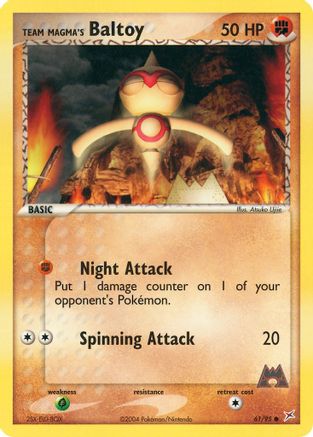 Team Magma's Baltoy - 61/95 (Reverse Holofoil)