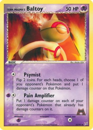 Team Magma's Baltoy - 32/95 (Reverse Holofoil)