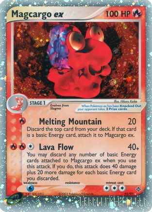 Magcargo ex (Holofoil)