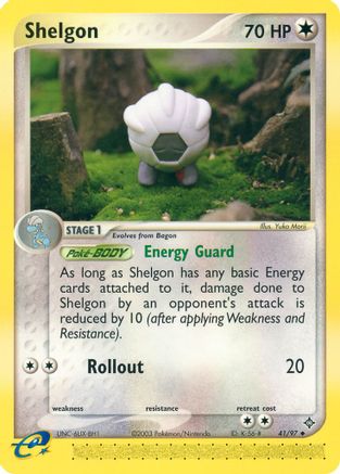 Shelgon - 41/97 (Reverse Holofoil)