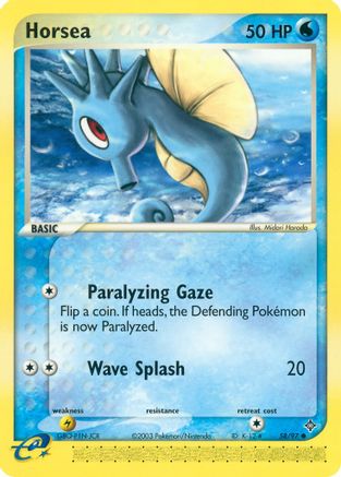 Horsea - 58/97 (Reverse Holofoil)