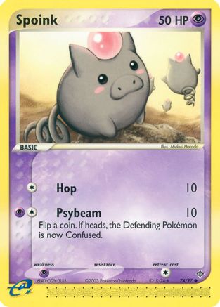Spoink - 74/97 (Reverse Holofoil)
