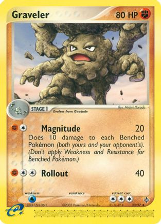 Graveler - 30/97 (Reverse Holofoil)