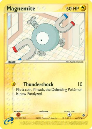 Magnemite - 63/97 (Reverse Holofoil)