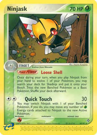 Ninjask - 18/97 (Reverse Holofoil)