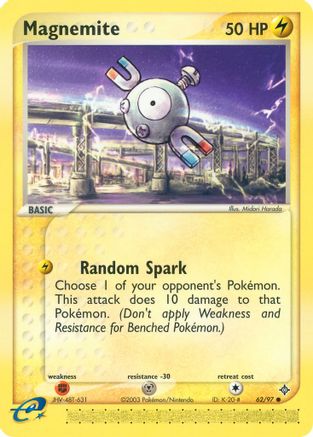 Magnemite - 62/97 (Reverse Holofoil)