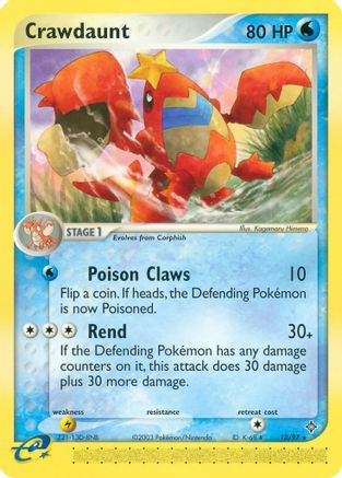 Crawdaunt - 13/97 (Reverse Holofoil)