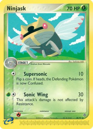 Ninjask - 38/97 (Reverse Holofoil)