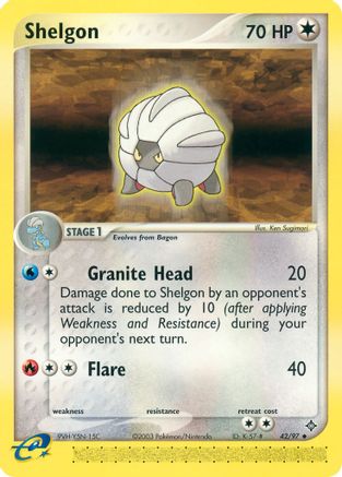 Shelgon - 42/97 (Reverse Holofoil)