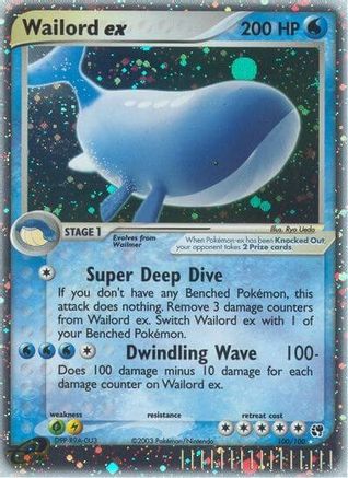 Wailord ex (Holofoil)