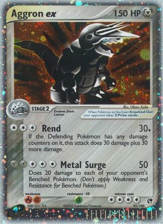 Aggron ex (Holofoil)
