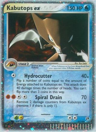 Kabutops ex (Holofoil)
