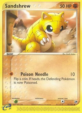 Sandshrew (Reverse Holofoil)