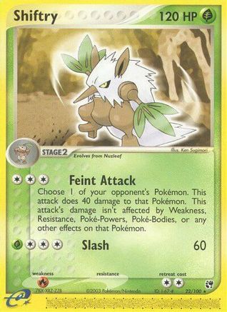 Shiftry - 22/100 (Reverse Holofoil)