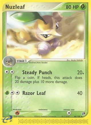 Nuzleaf - 48/100 (Reverse Holofoil)