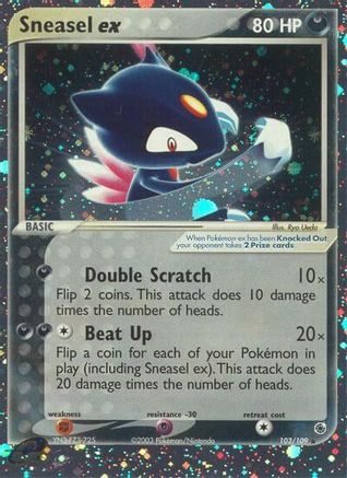 Sneasel ex (Holofoil)