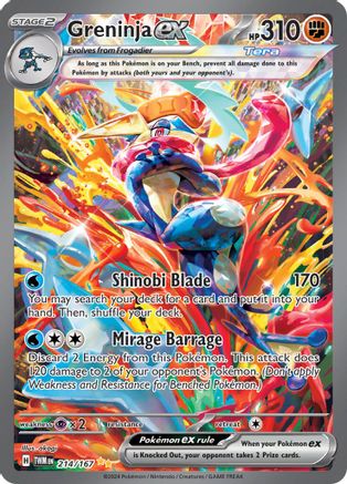 Greninja ex - 214/167 (Holofoil)