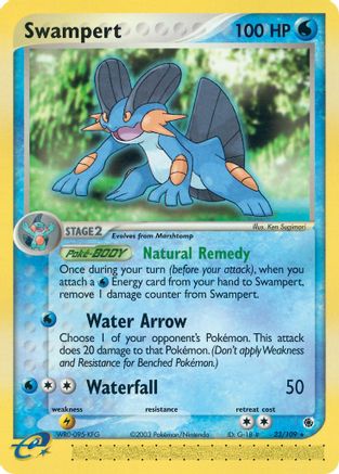 Swampert - 23/109 (Reverse Holofoil)