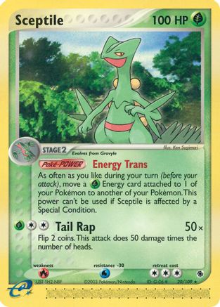 Sceptile - 20/109 (Reverse Holofoil)