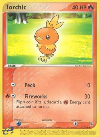 Torchic - 73/109 (Reverse Holofoil)