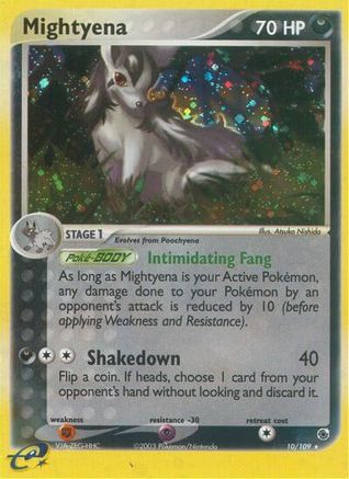 Mightyena - 10/109 (Holofoil)