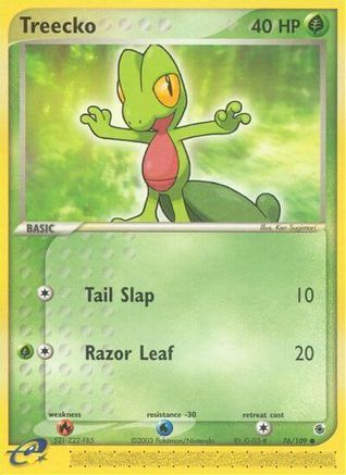 Treecko - 76/109 (Reverse Holofoil)