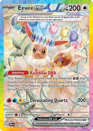 Eevee ex - 167/131 (Holofoil)