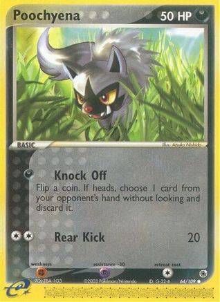 Poochyena - 64/109 (Reverse Holofoil)