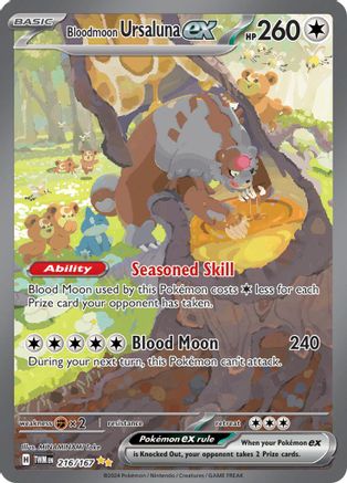 Bloodmoon Ursaluna ex - 216/167 (Holofoil)
