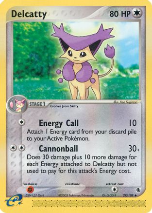 Delcatty - 29/109 (Reverse Holofoil)
