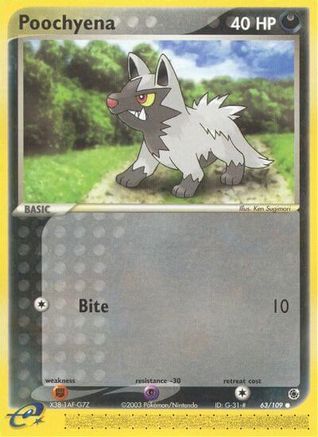 Poochyena - 63/109 (Reverse Holofoil)