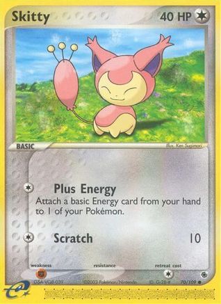 Skitty - 70/109 (Reverse Holofoil)