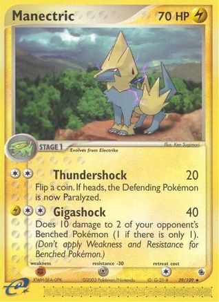 Manectric - 39/109 (Reverse Holofoil)