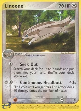 Linoone (Reverse Holofoil)