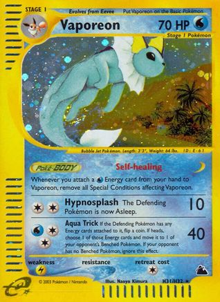 Vaporeon (H31) (Holofoil)