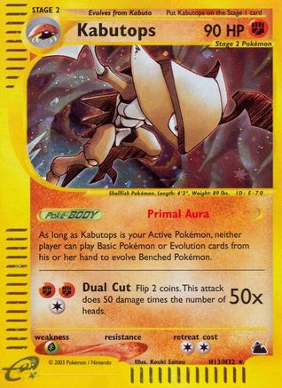 Kabutops (H13) (Holofoil)