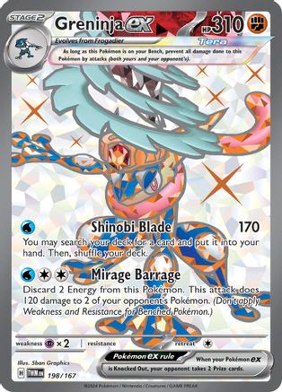 Greninja ex - 198/167 (Holofoil)