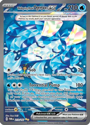 Wellspring Mask Ogerpon ex - 213/167 (Holofoil)