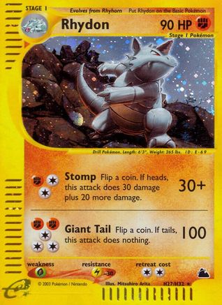 Rhydon (H27) (Holofoil)