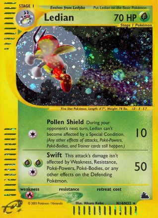 Ledian (H14) (Holofoil)