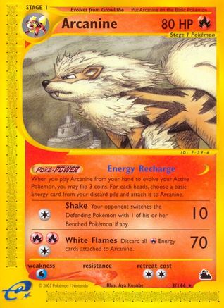 Arcanine (3) (Reverse Holofoil)