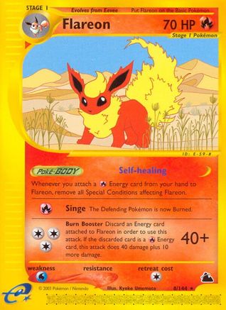 Flareon (8) (Reverse Holofoil)