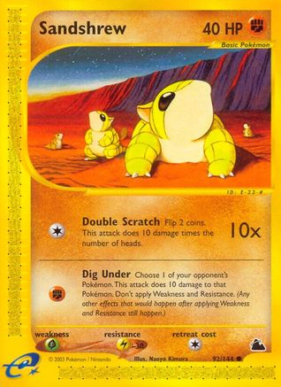 Sandshrew (Reverse Holofoil)