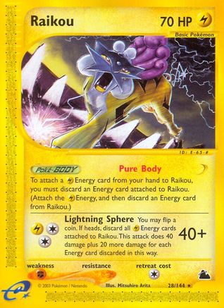 Raikou (Reverse Holofoil)