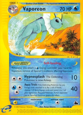 Vaporeon (Reverse Holofoil)