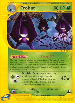 Crobat (6) (Reverse Holofoil)